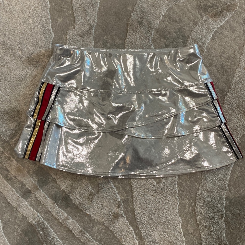 Lucky in Love silver tennis skirt